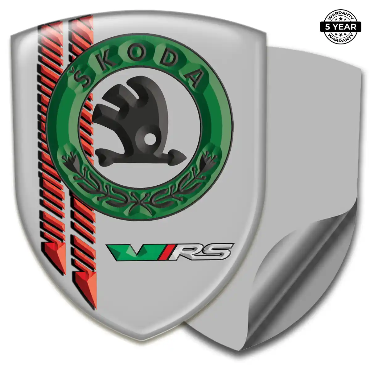 Skoda 3D Resin Sticker Elite Finish