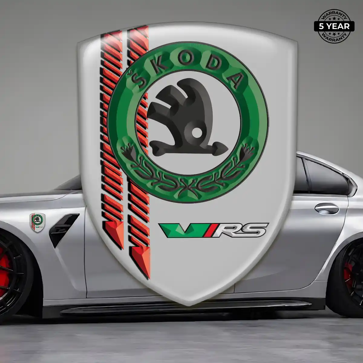 Skoda 3D Resin Sticker Elite Finish