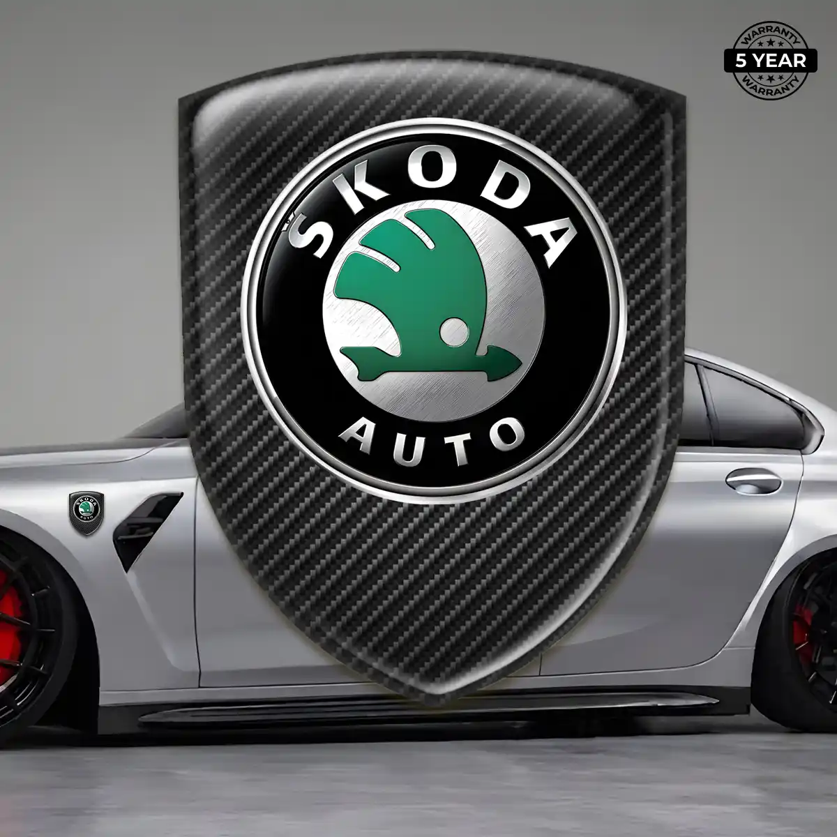 Skoda Automotive Resin Decal Elite Finish