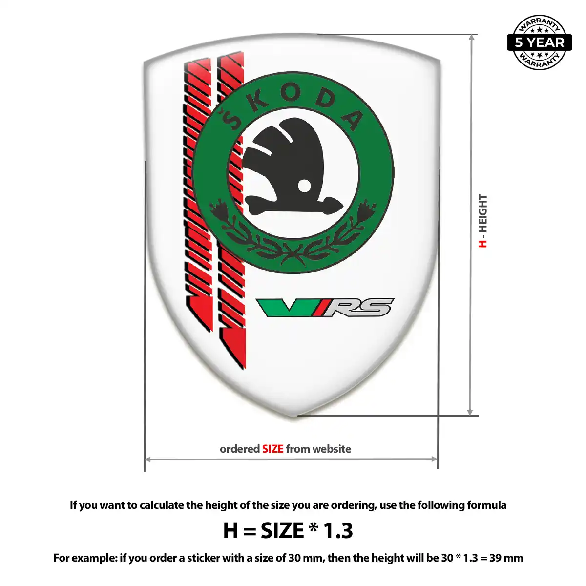 Skoda Badge Elite Finish