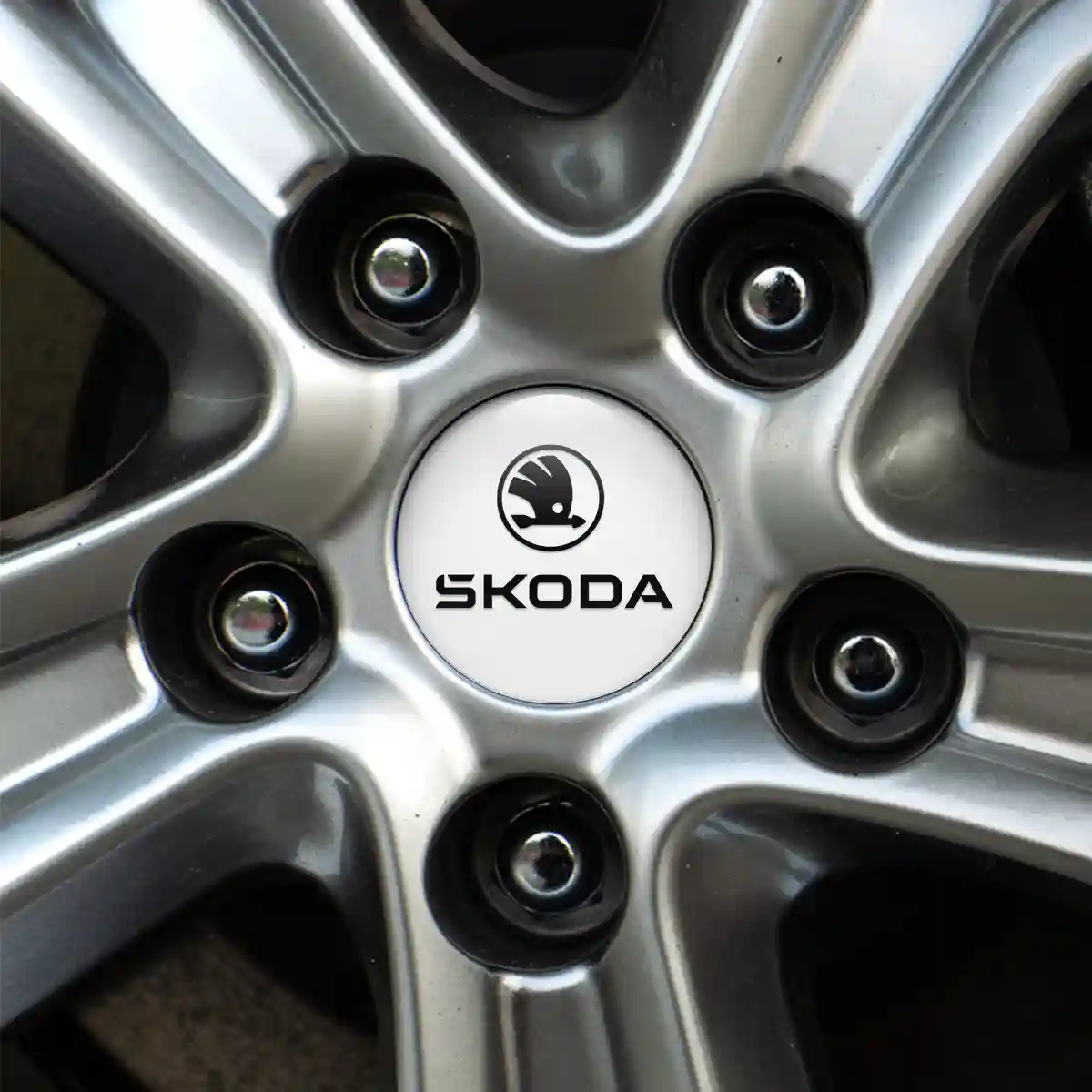 Skoda Badge Emblems Center Cap High Quality