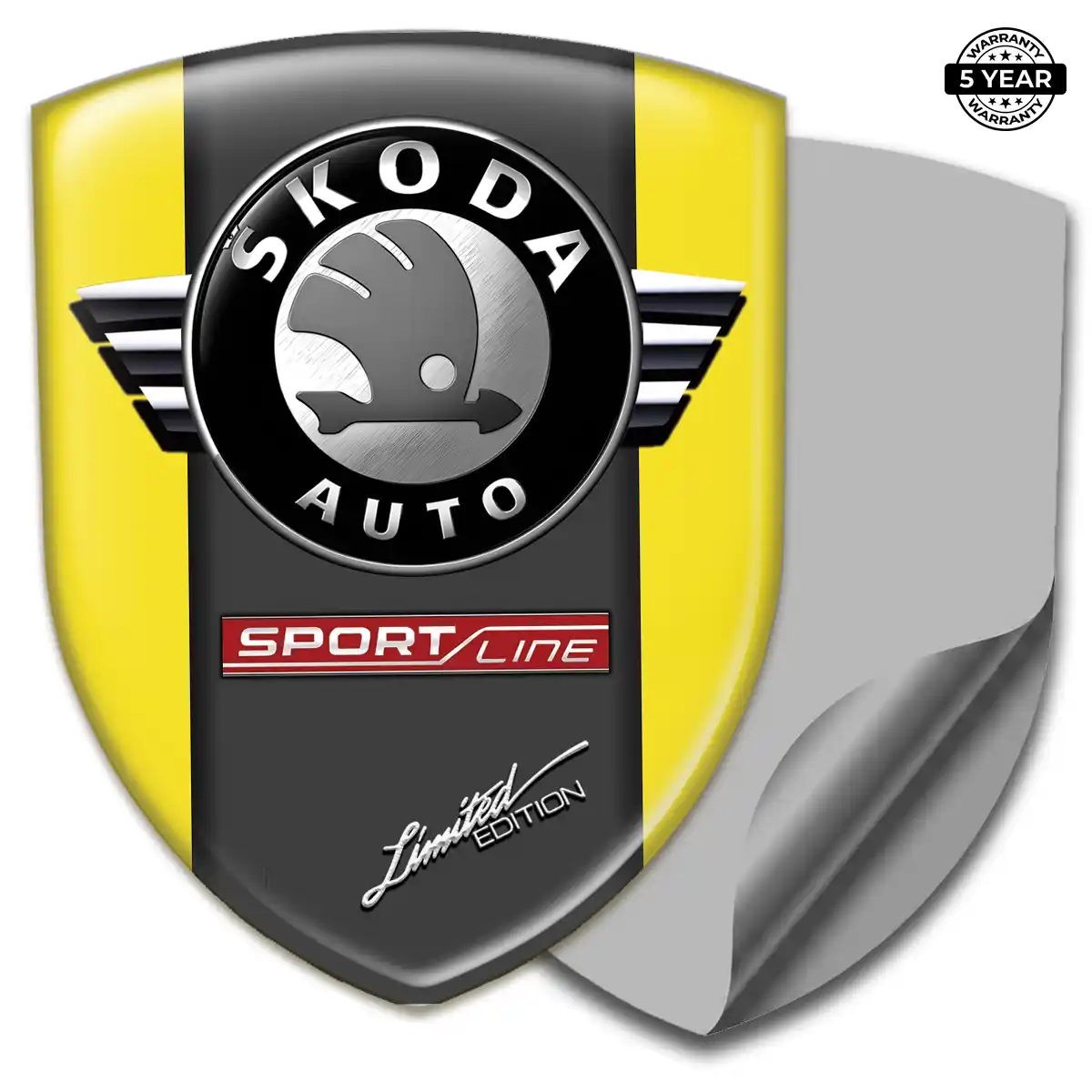 Skoda Badge Sleek Style