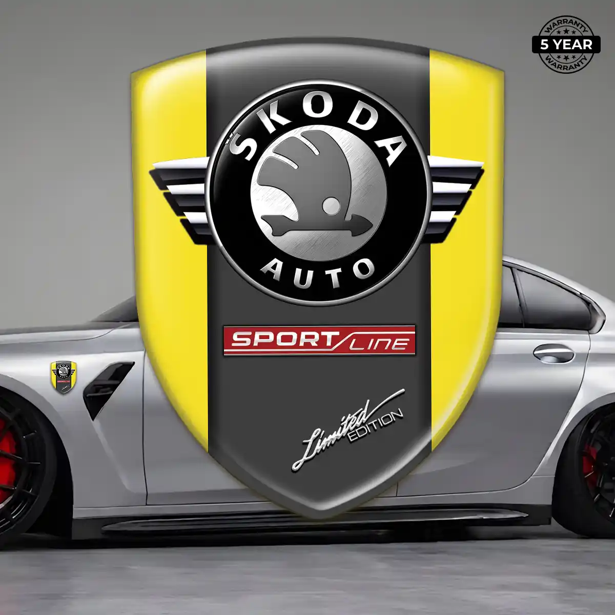 Skoda Badge Sleek Style