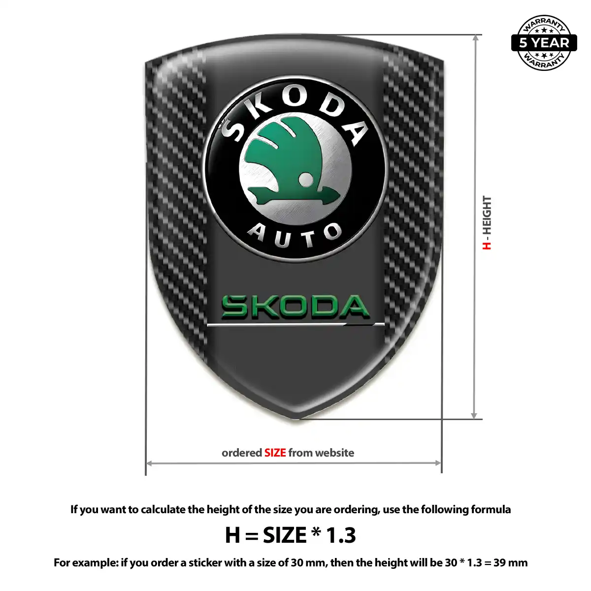 Skoda Badge Superior Craft