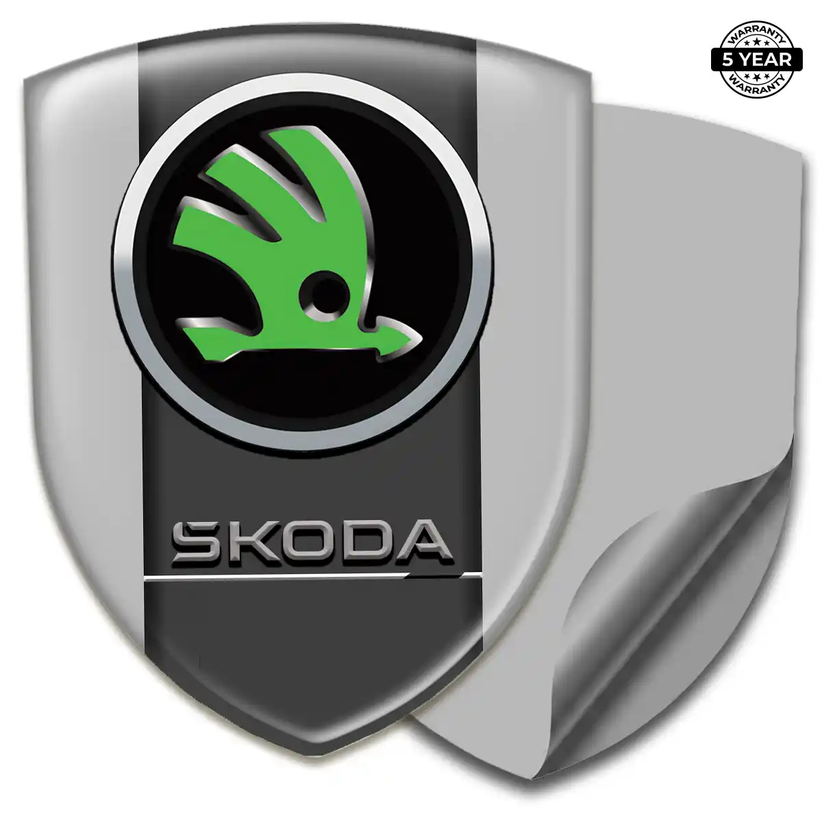 Skoda Car Emblem Decal Elite Finish
