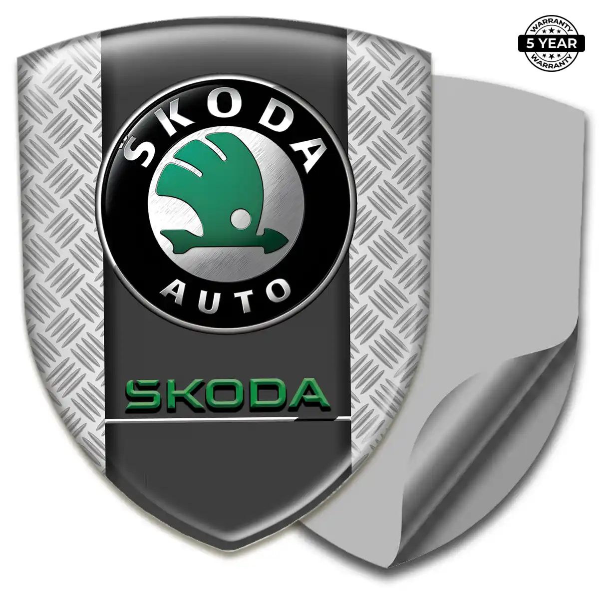 Skoda Car Emblem Decal Sleek Style