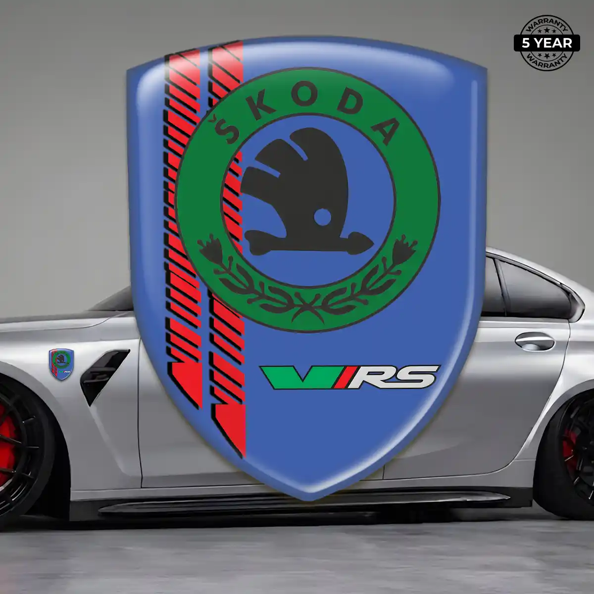Skoda Car Logo Decal Elite Finish