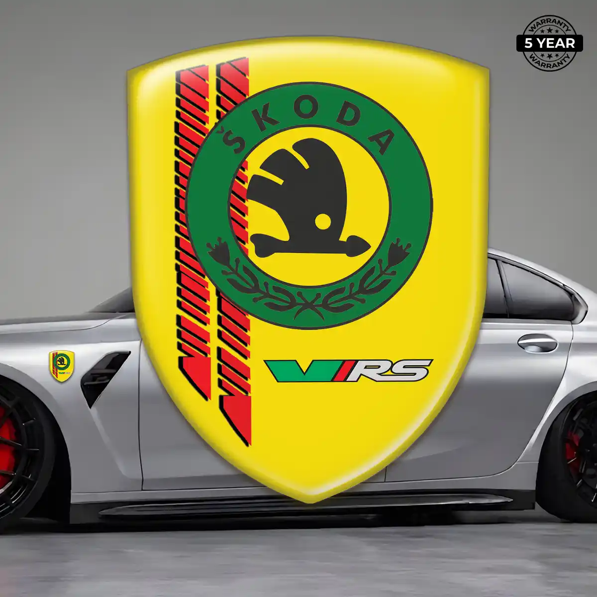 Skoda Crest Emblem Refined Design