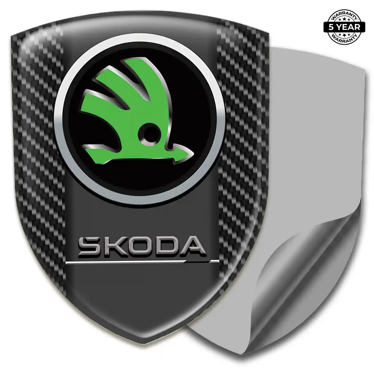 Skoda Crest Emblem Sleek Style