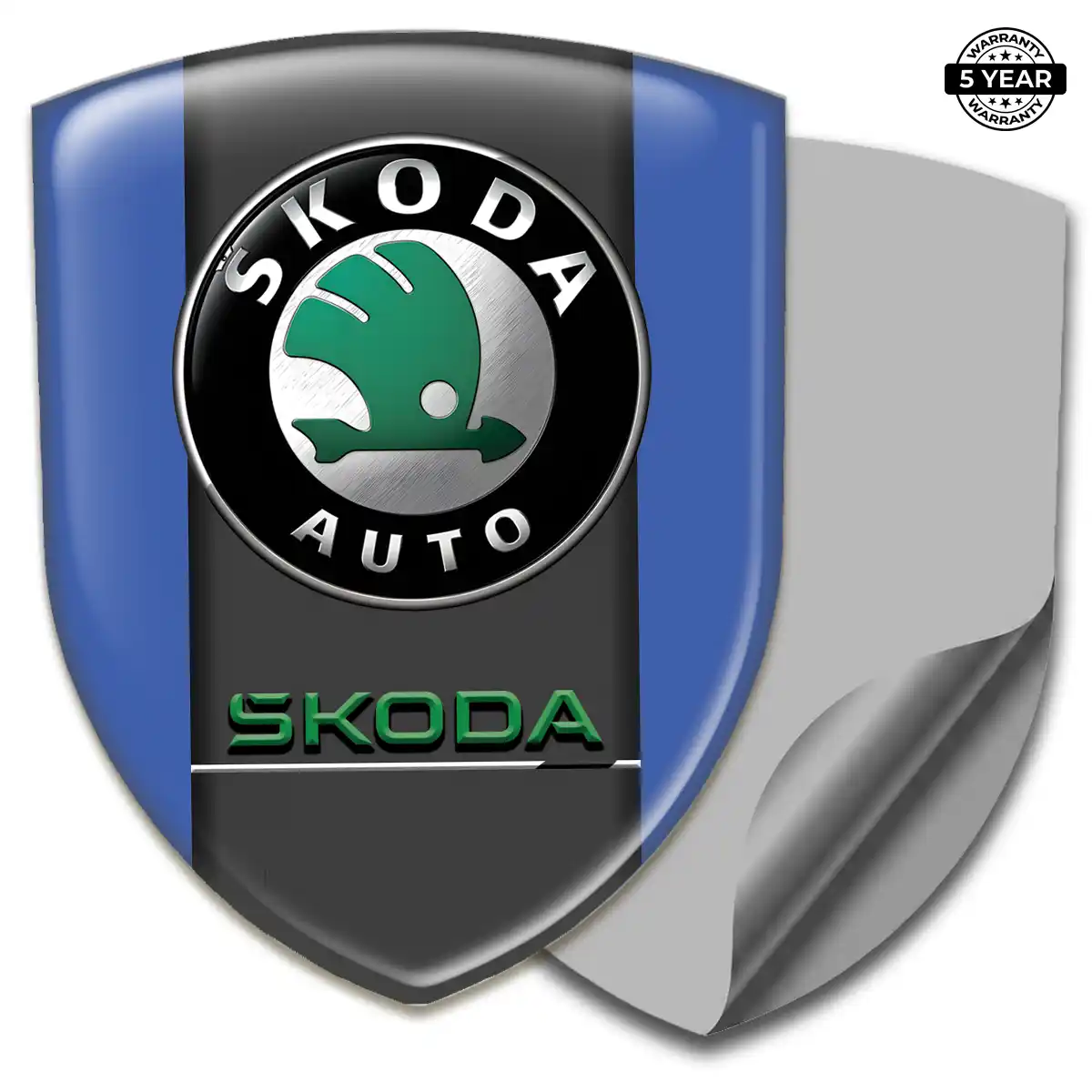 Skoda Crest Logo Emblem Refined Design
