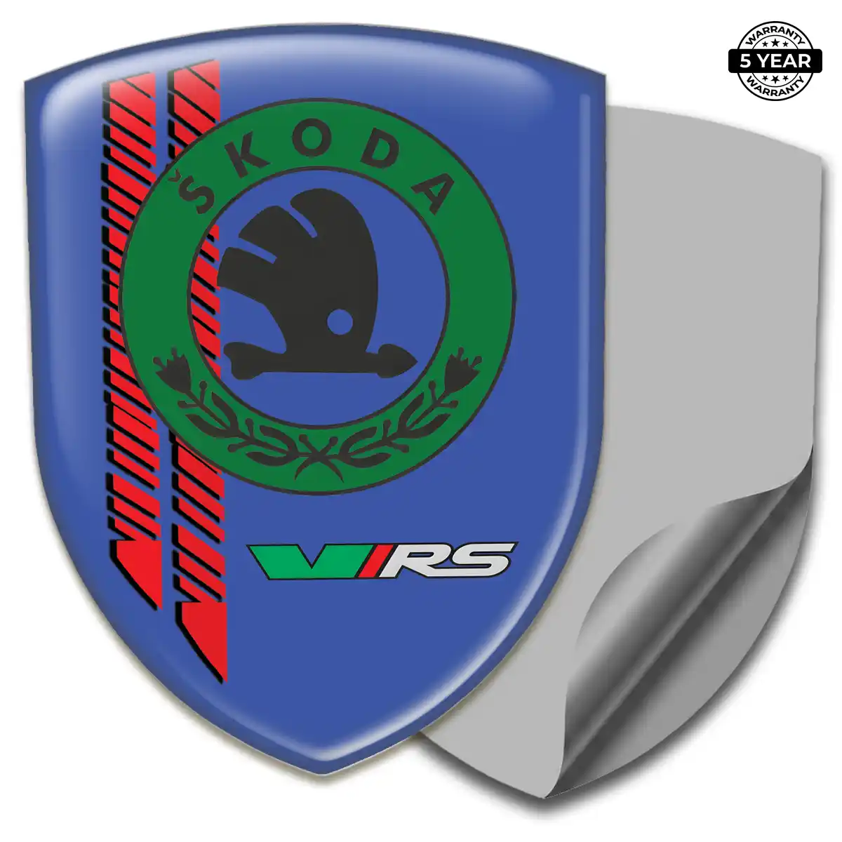 Skoda Crest Logo Emblem Sleek Style