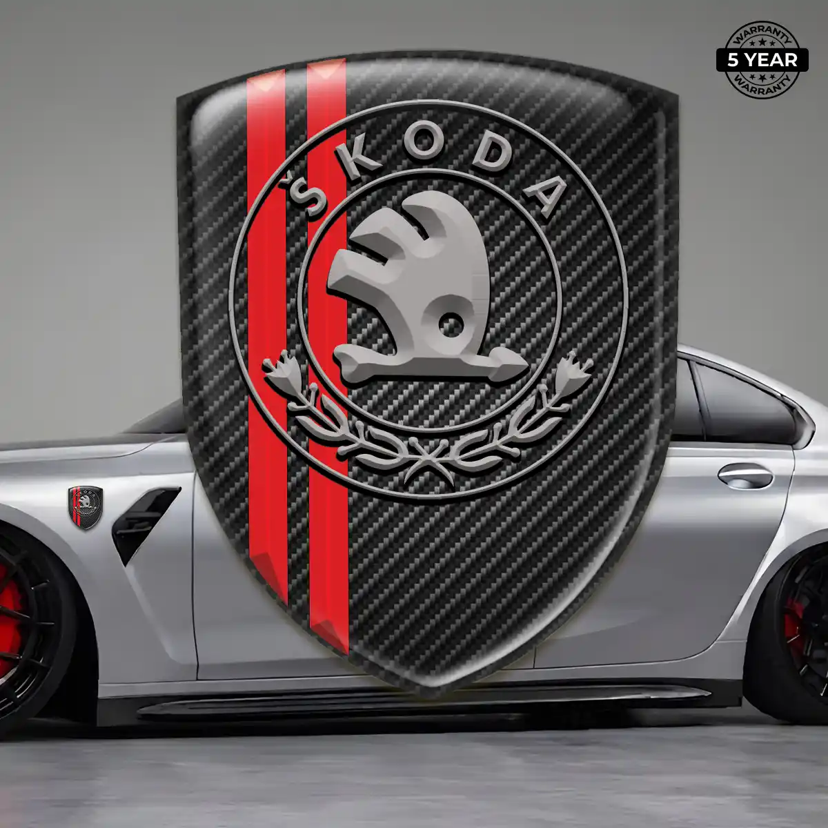 Skoda Crest Logo Emblem Superior Craft