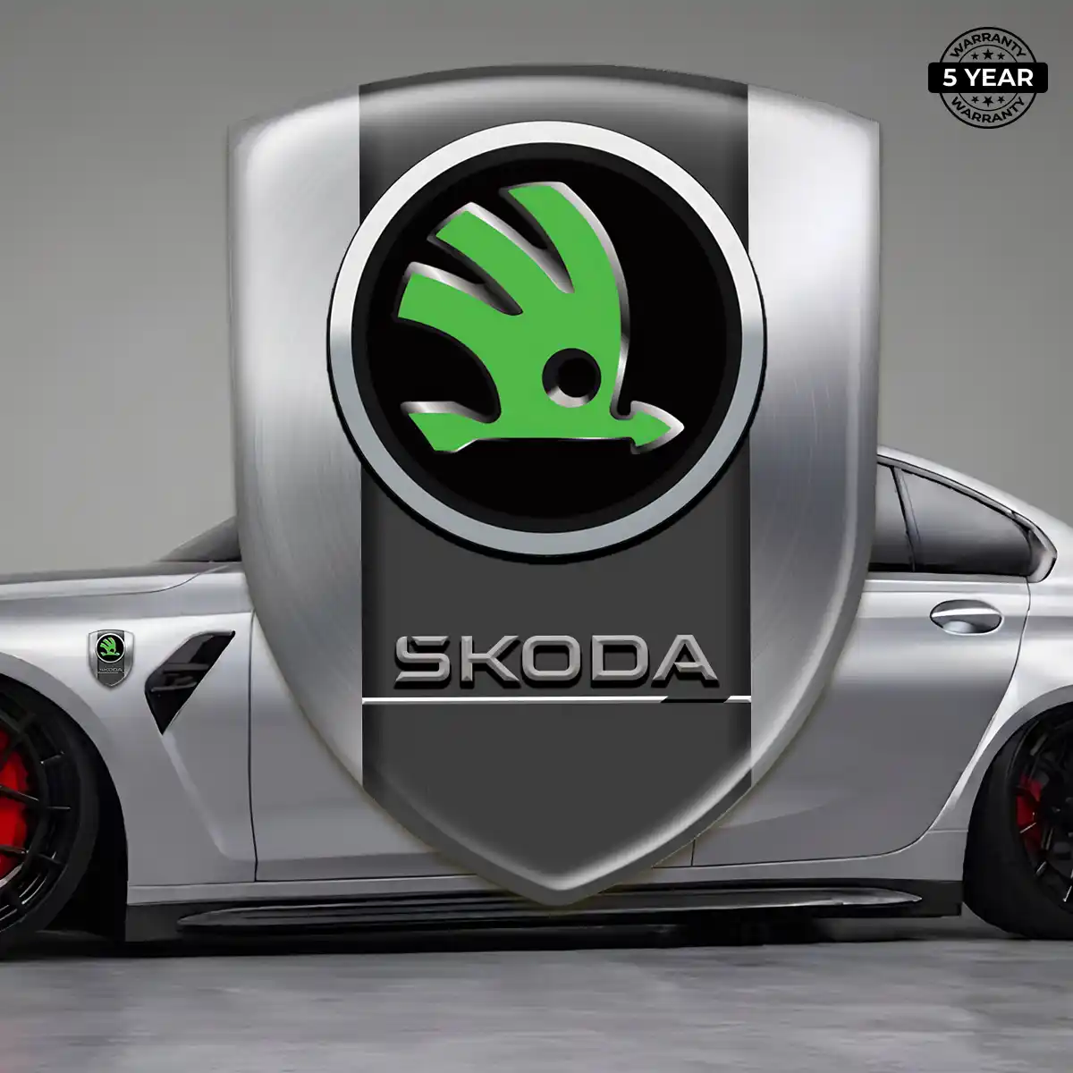 Skoda Domed Badge Elite Finish