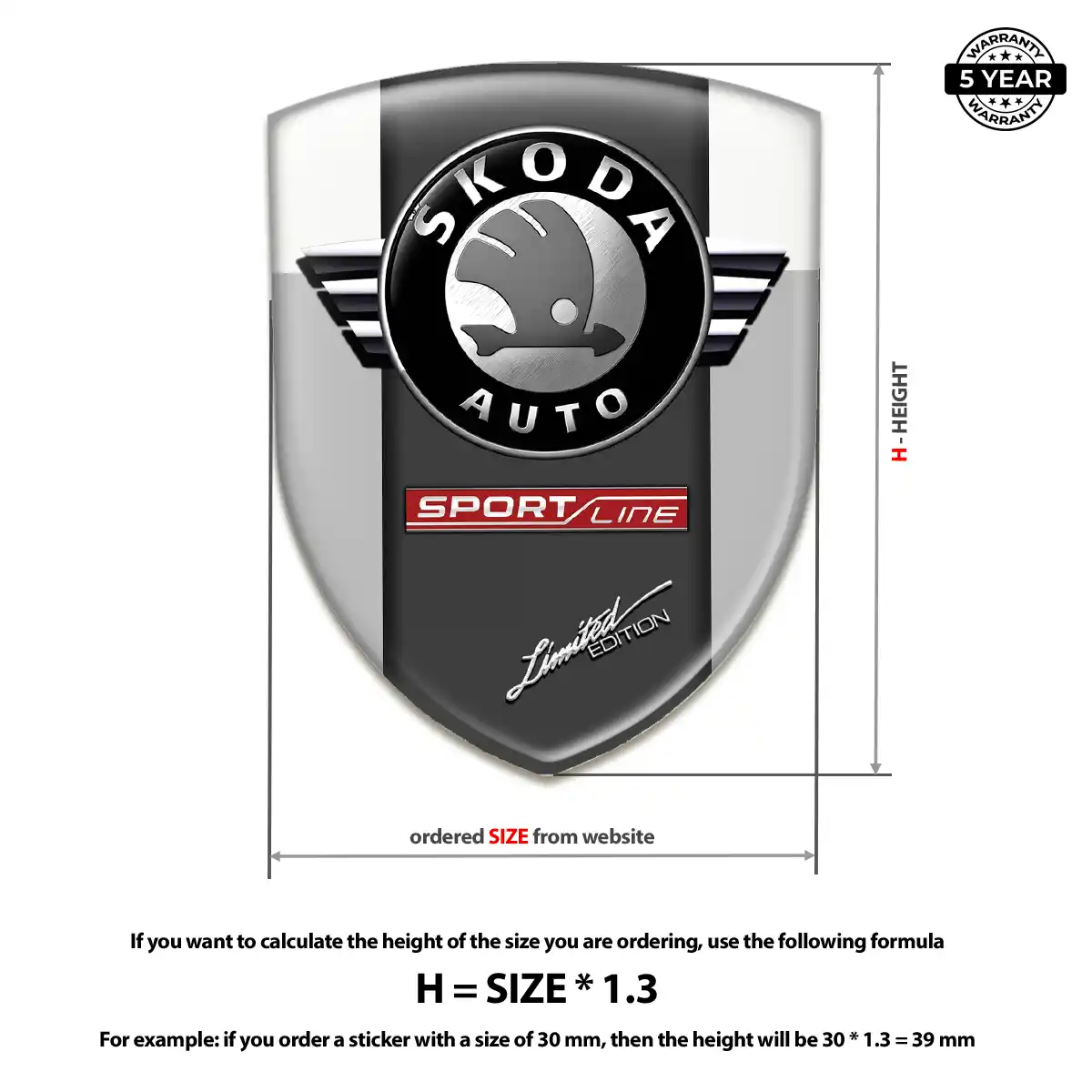 Skoda Domed Badge Refined Design
