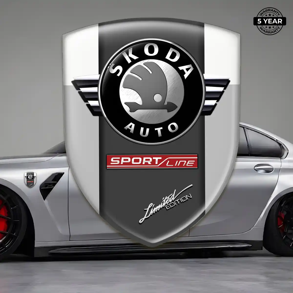 Skoda Domed Badge Refined Design