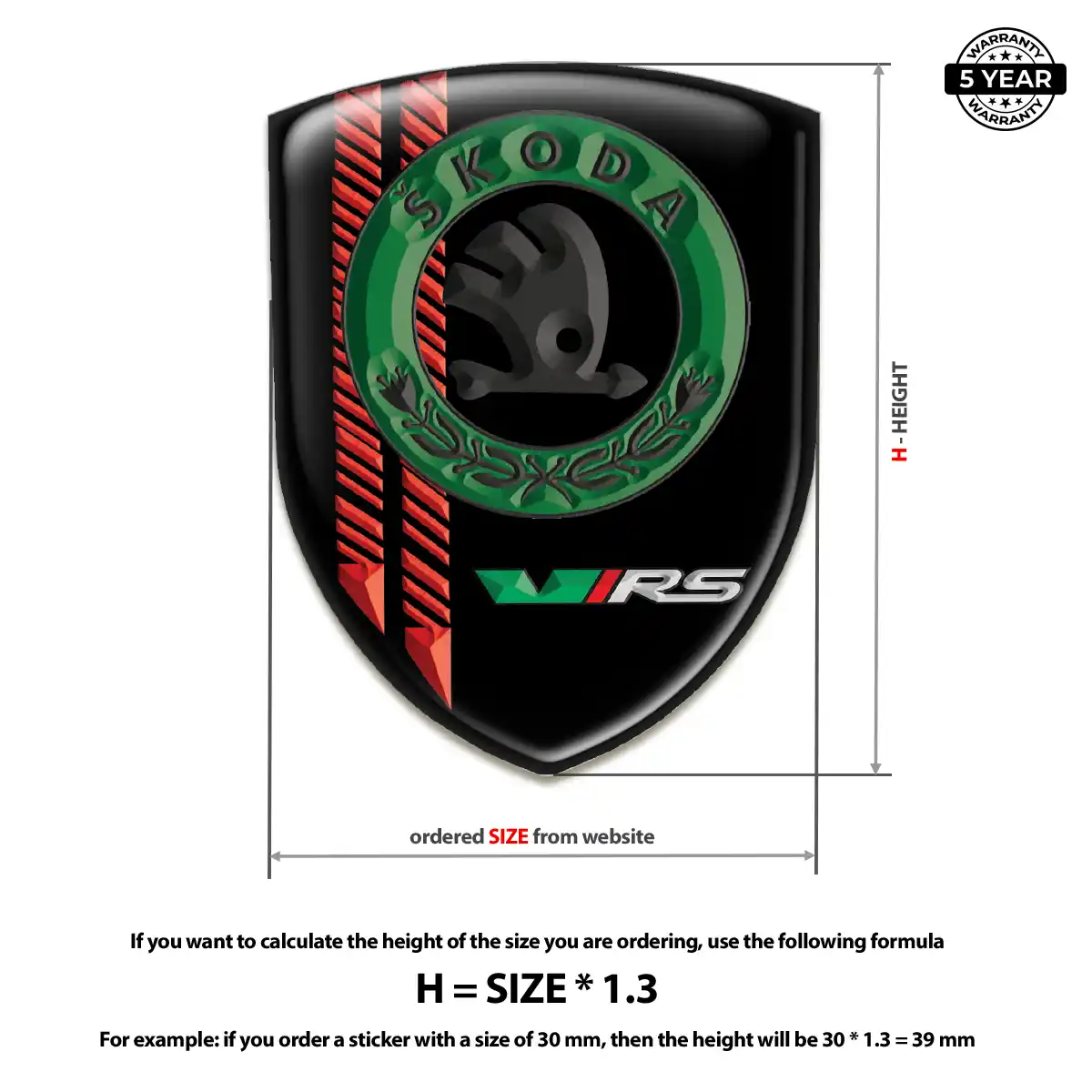 Skoda Domed Badge Superior Craft