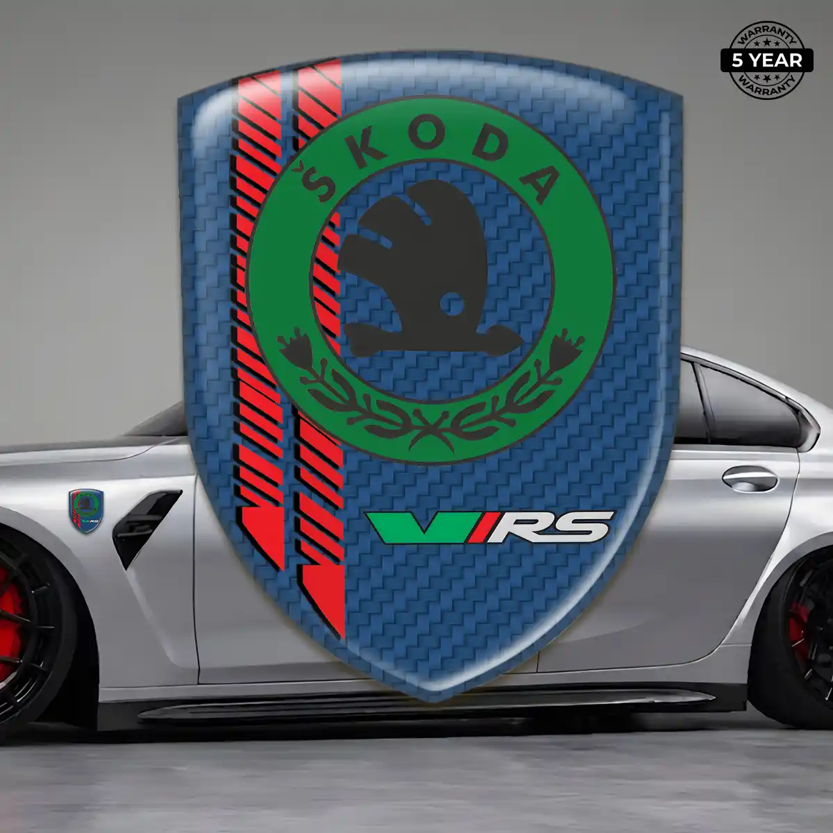 Skoda Domed Decal Elite Finish