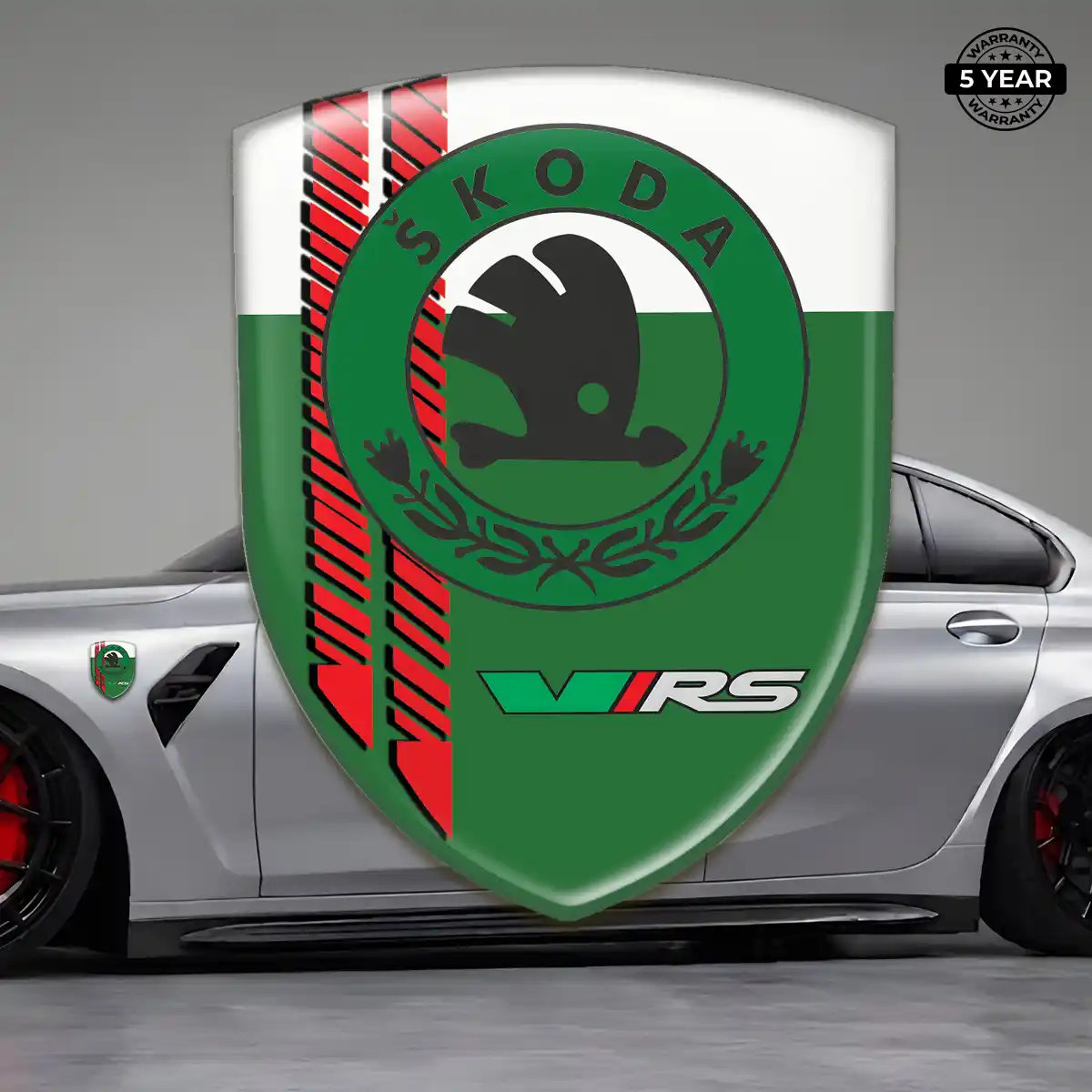 Skoda Domed Decal Sleek Style
