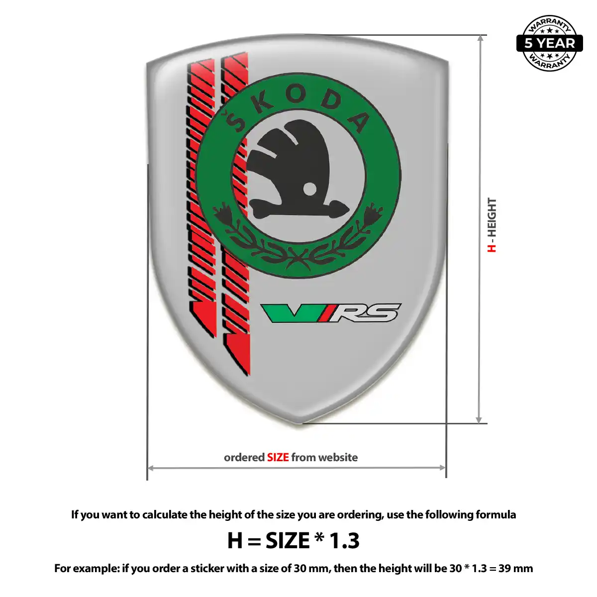 Skoda Domed Emblem Sleek Style