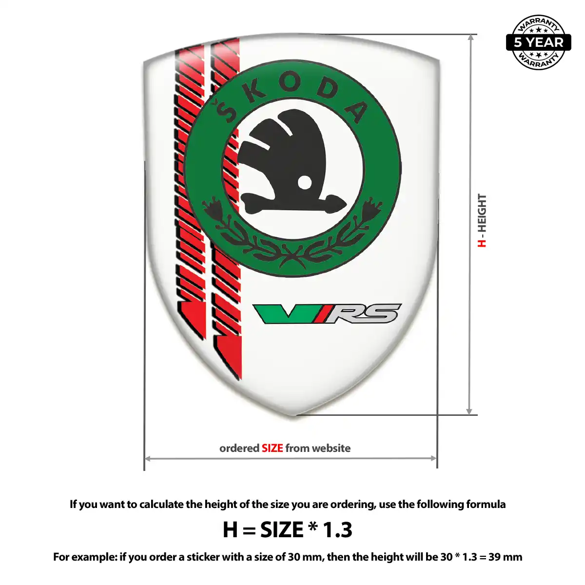 Skoda Domed Emblem Superior Craft