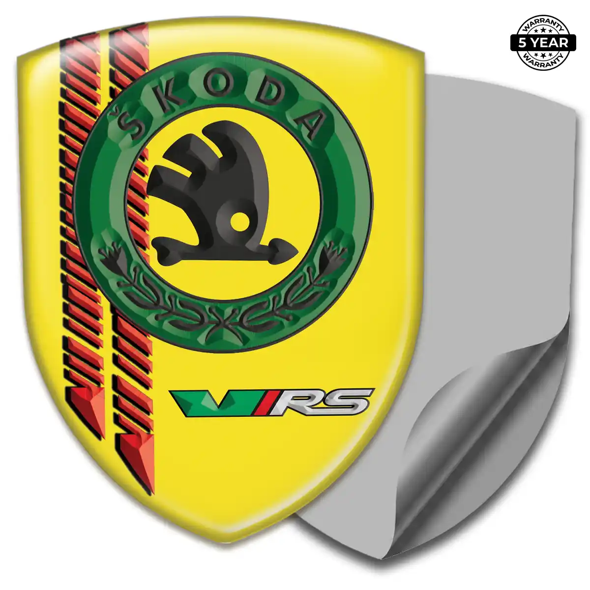 Skoda Emblem Badge Elite Finish