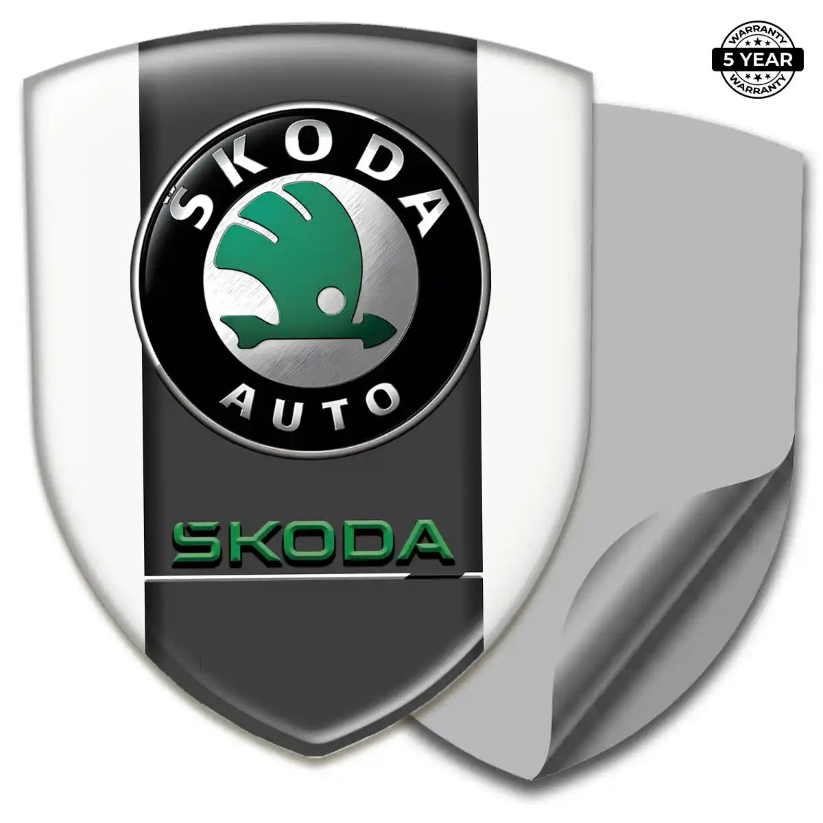 Skoda Emblem Badge Refined Design