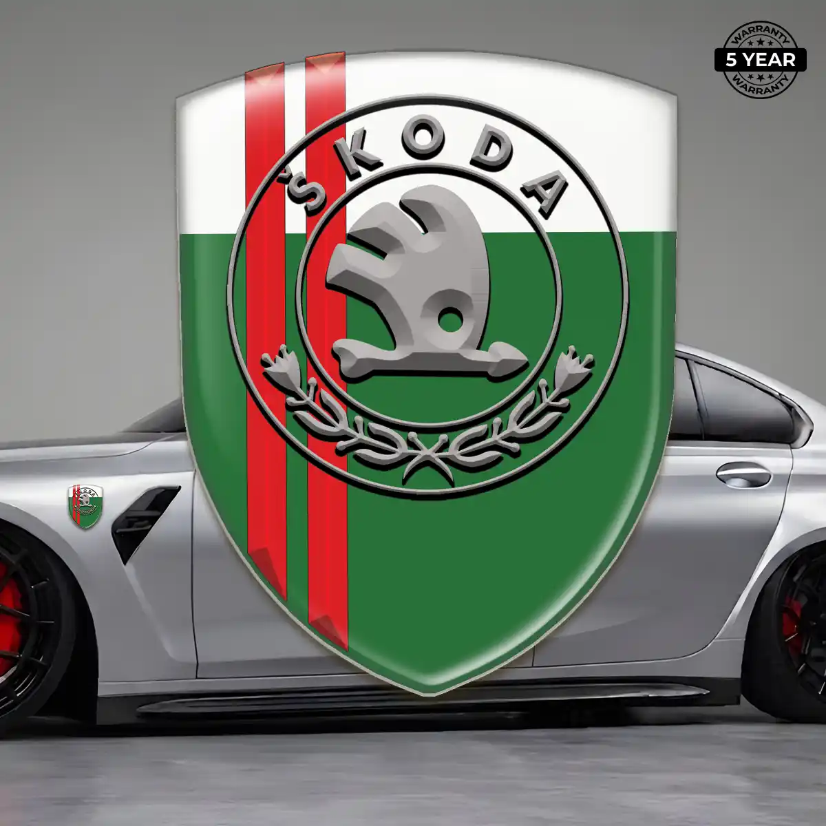 Skoda Emblem Crest Elite Finish