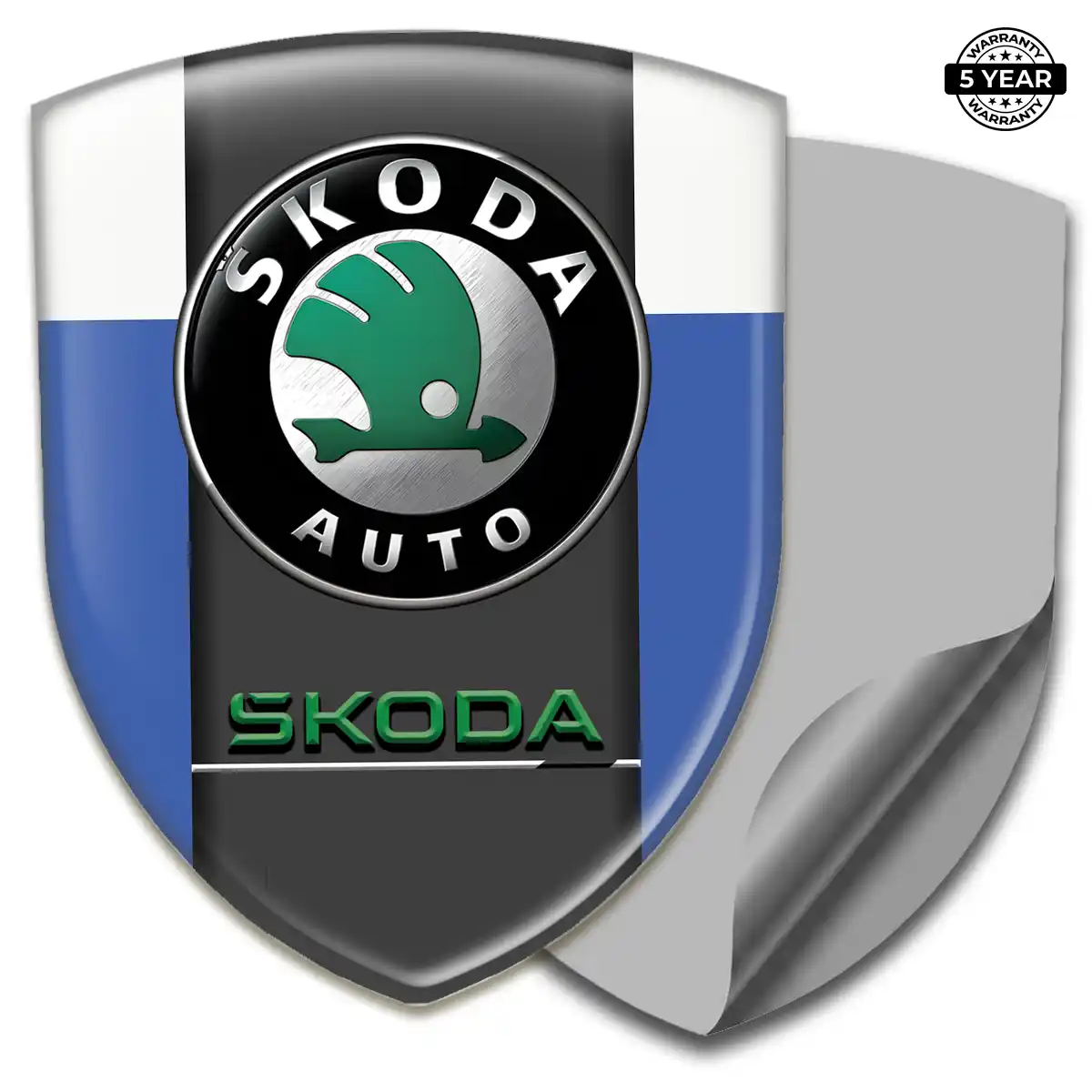 Skoda Emblem Crest Refined Design
