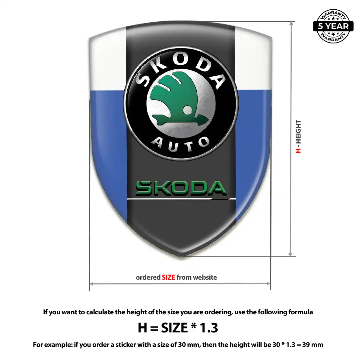 Skoda Emblem Crest Refined Design