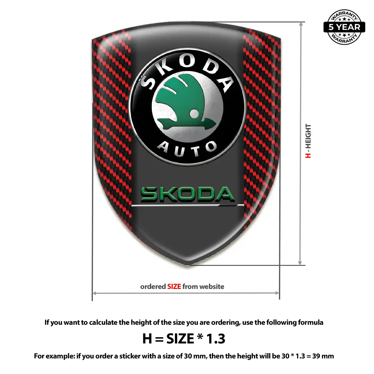 Skoda Emblem Crest Superior Craft