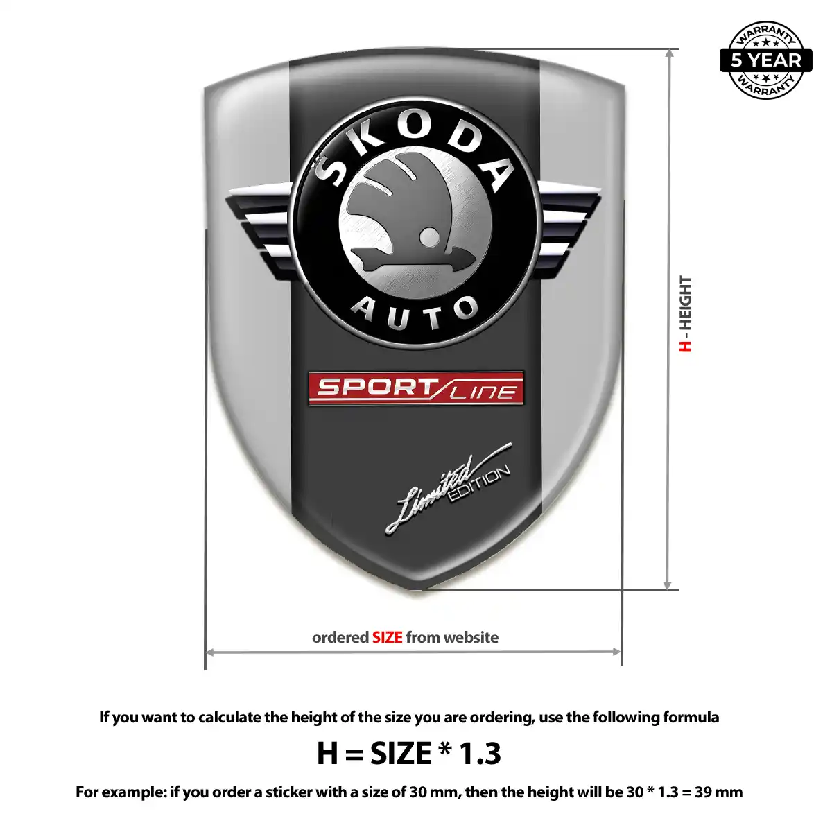 Skoda Emblem Elite Finish