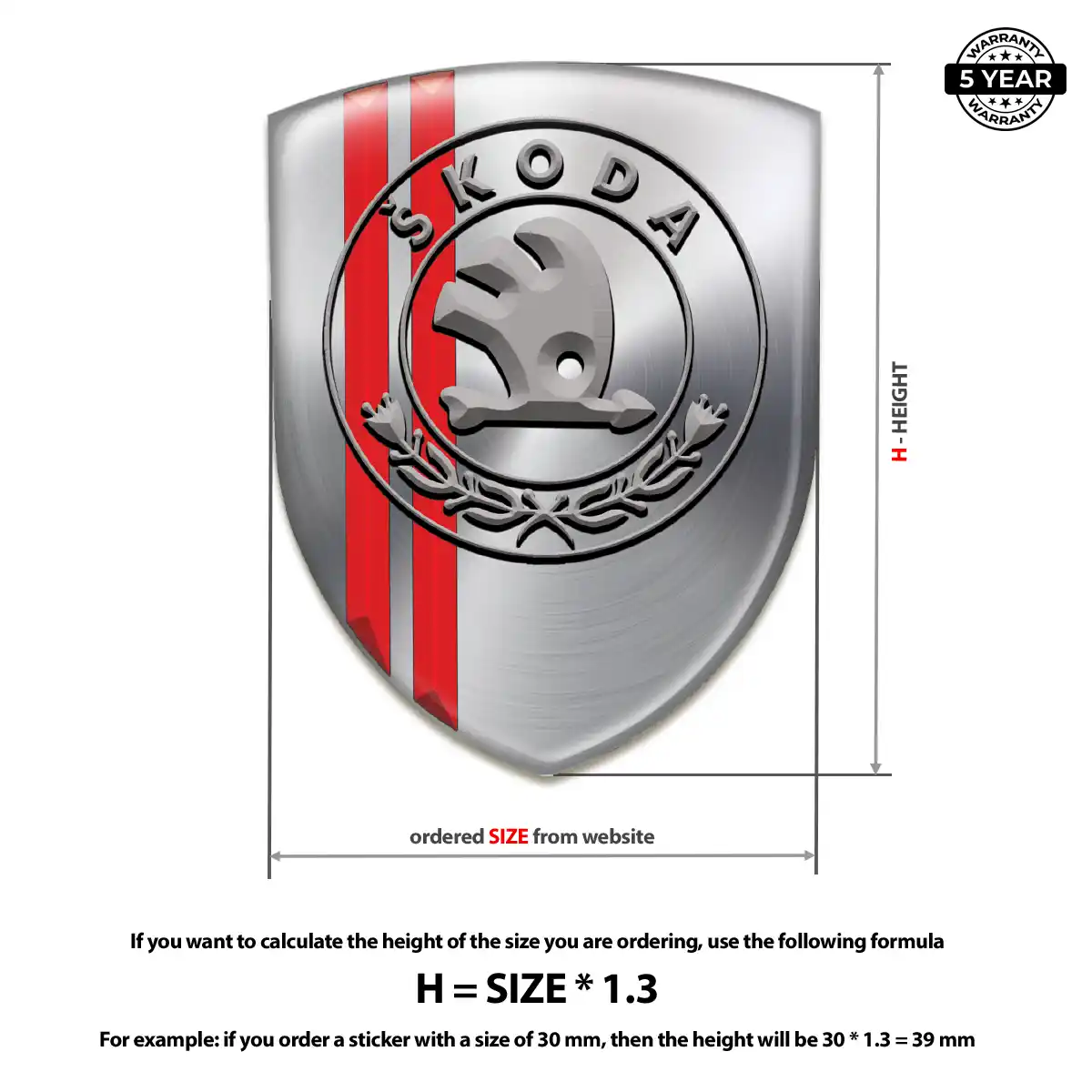 Skoda Emblem Logo Refined Design