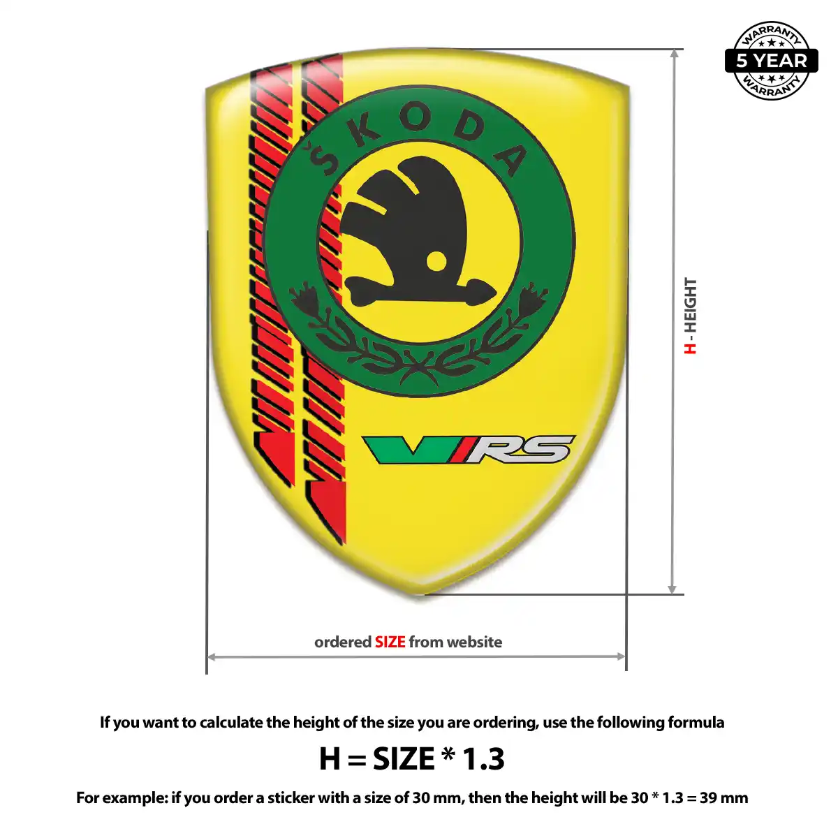 Skoda Emblem Logo Sleek Style