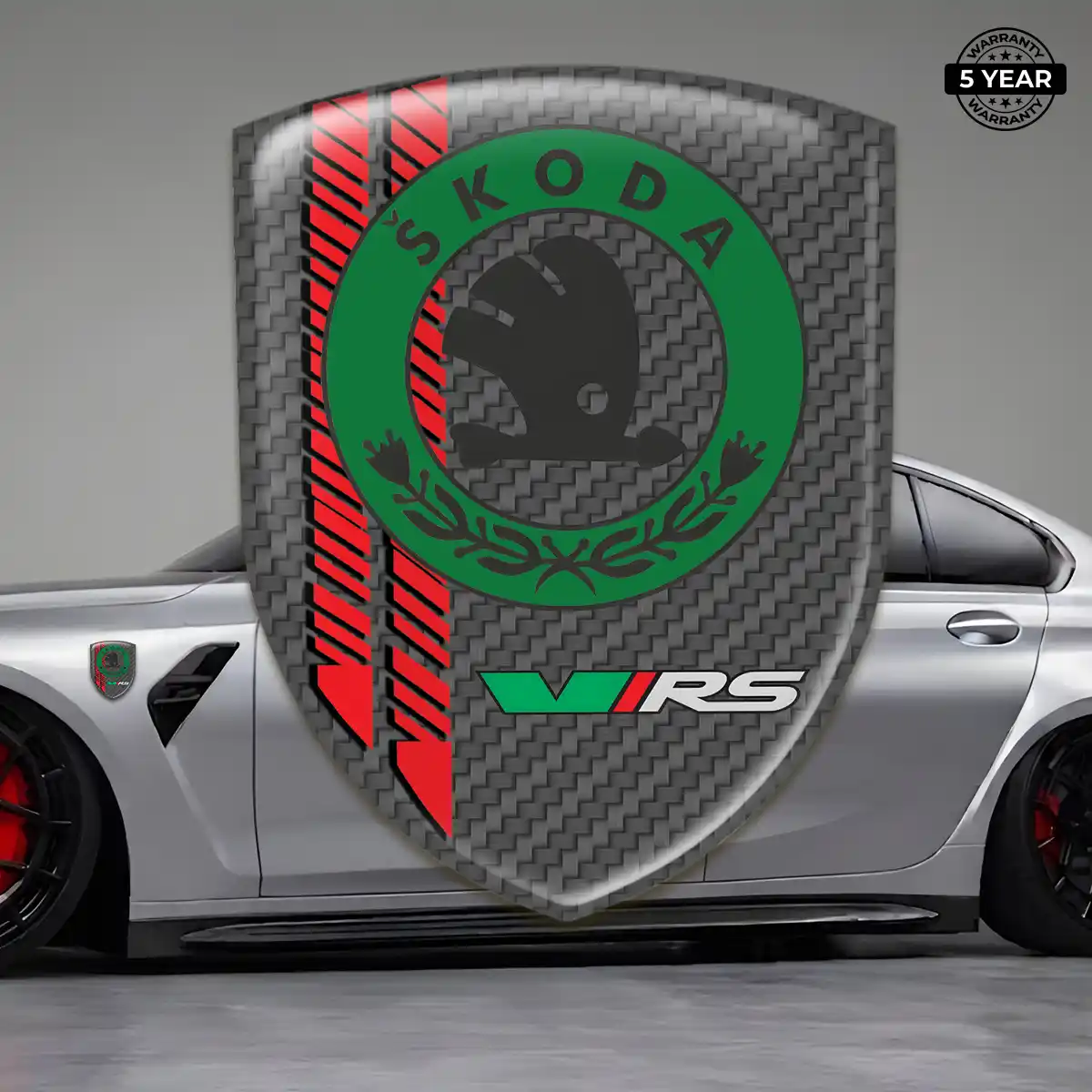 Skoda Emblem Shield Refined Design