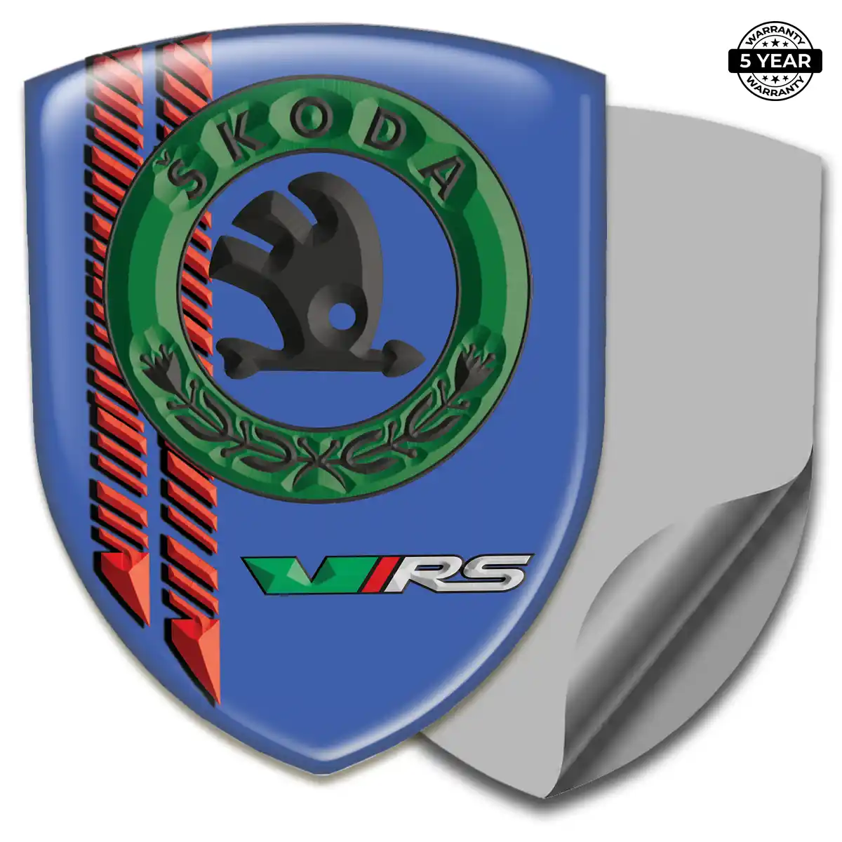 Skoda Emblem Shield Sleek Style