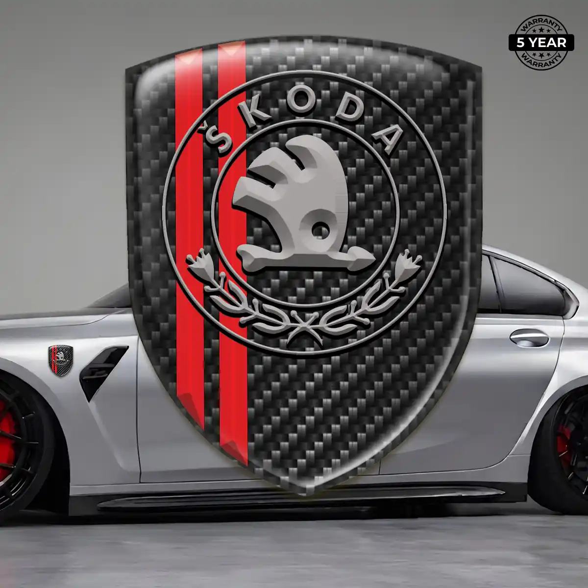 Skoda Emblem Shield Superior Craft