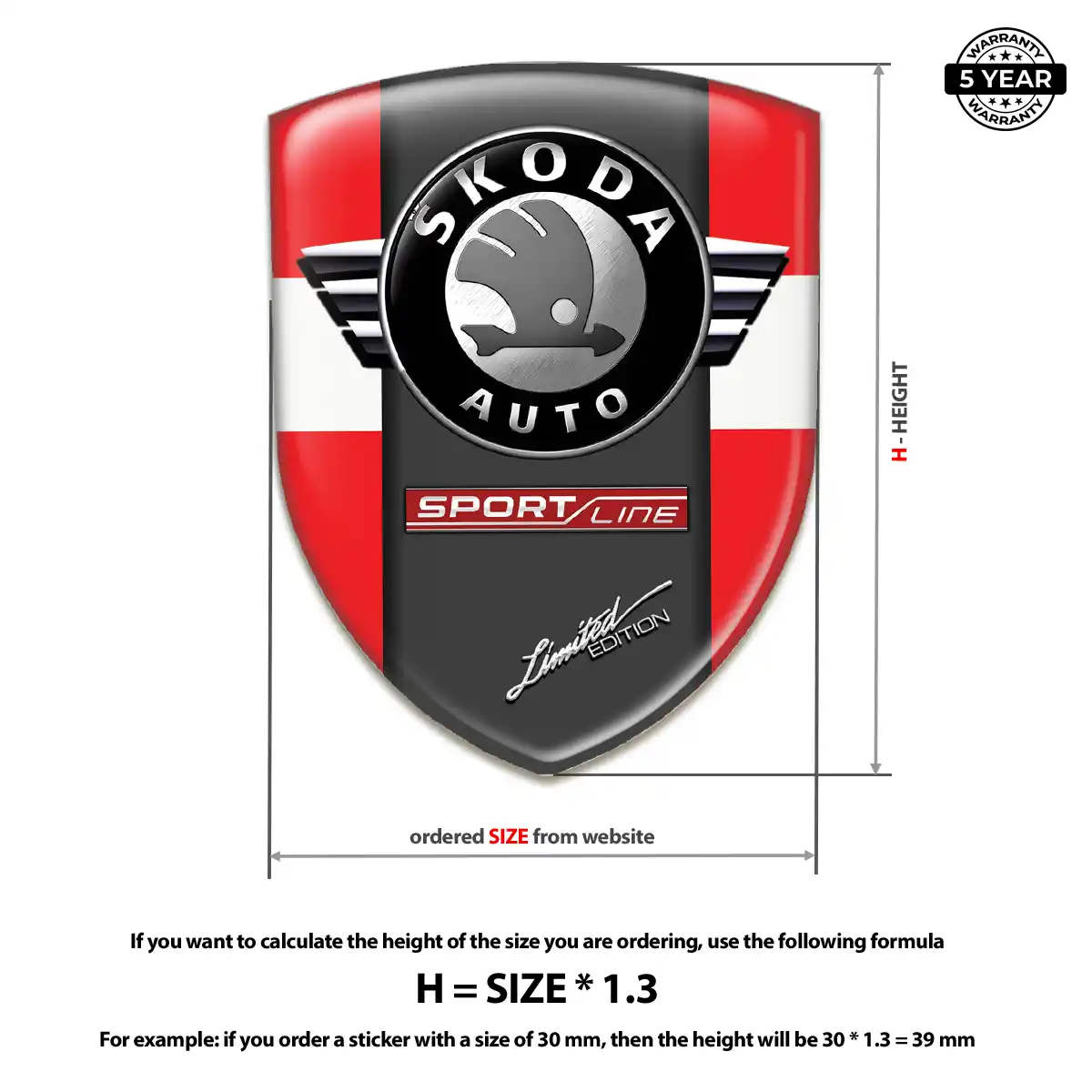 Skoda Emblem Silicone Refined Design