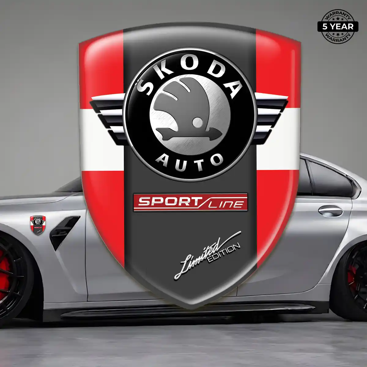 Skoda Emblem Silicone Refined Design