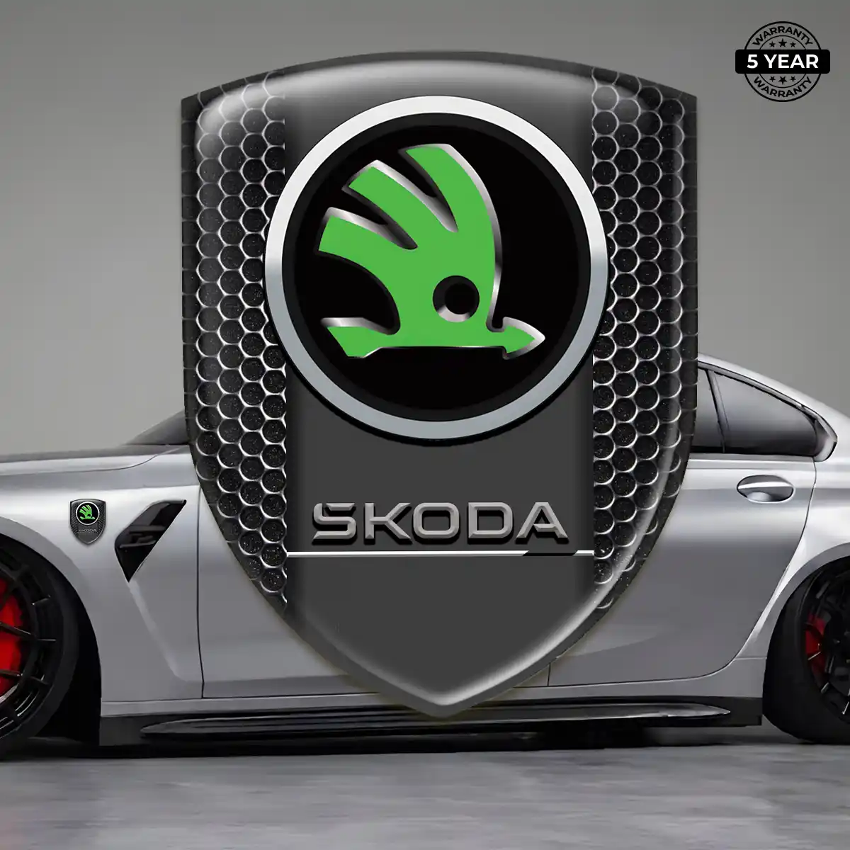 Skoda Emblem Silicone Sleek Style