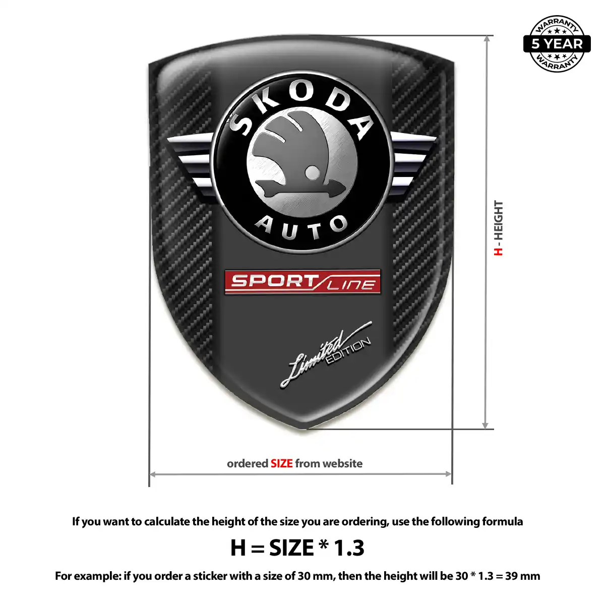 Skoda Emblem Silicone Superior Craft
