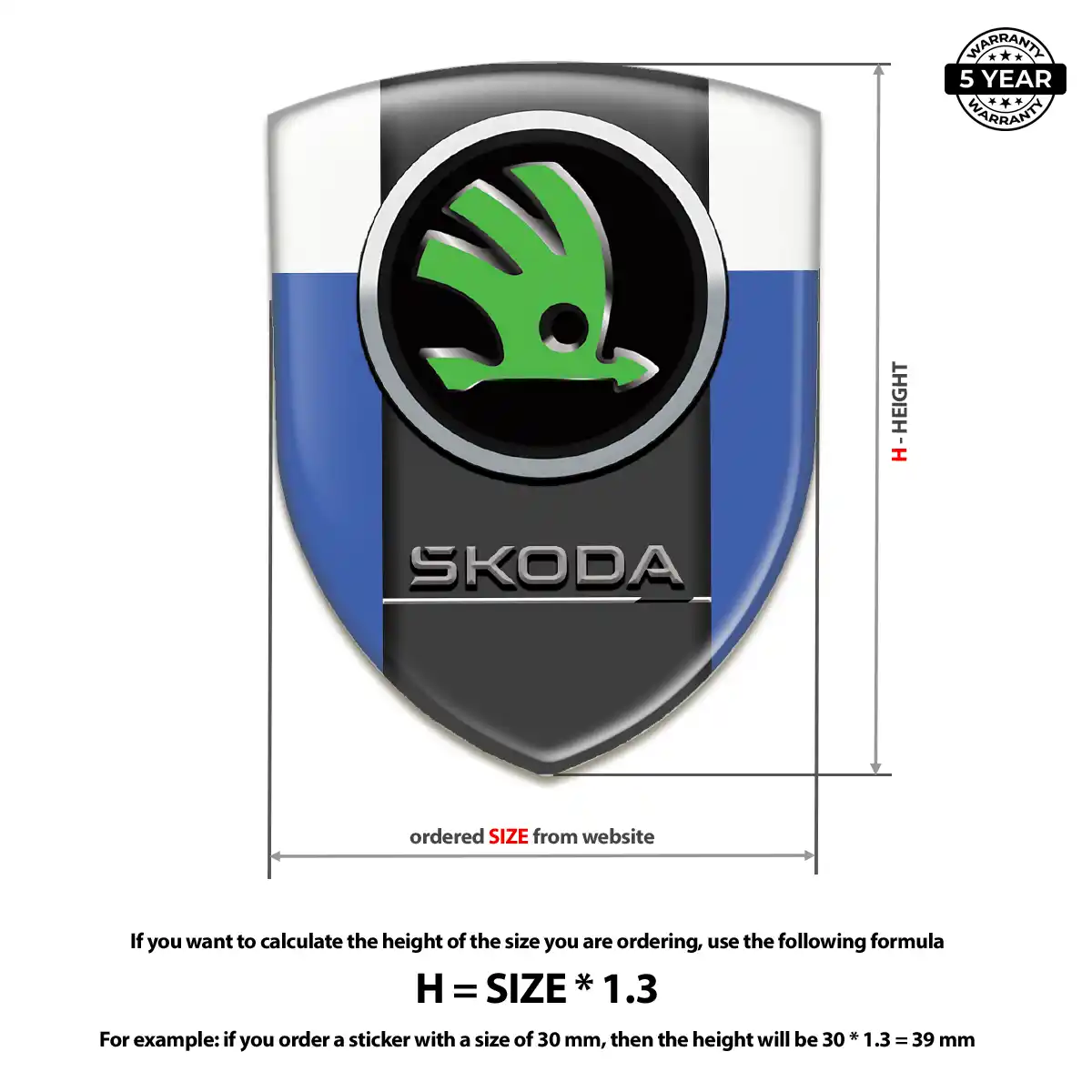 Skoda Emblem Sleek Style