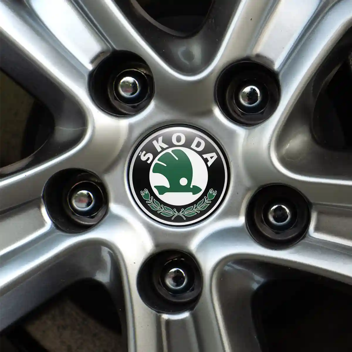 Skoda Epoxy Sticker High Quality