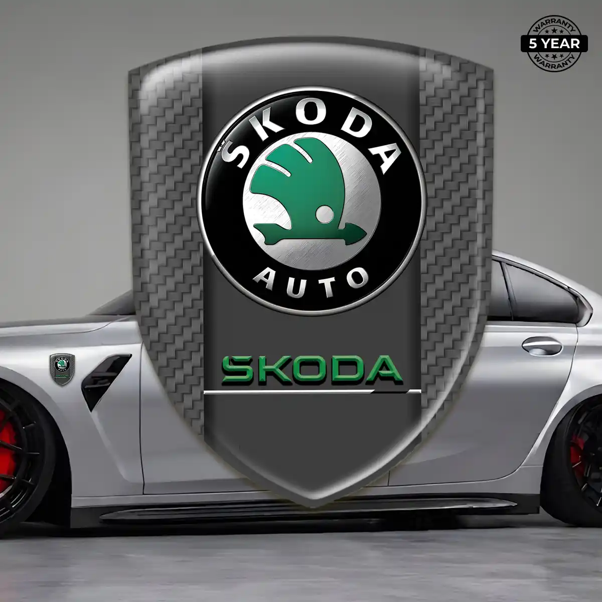 Skoda Logo Badge Elite Finish