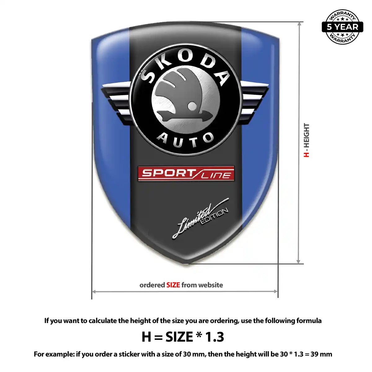 Skoda Logo Badge Sleek Style