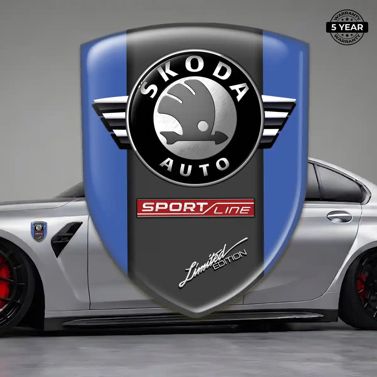 Skoda Logo Badge Sleek Style