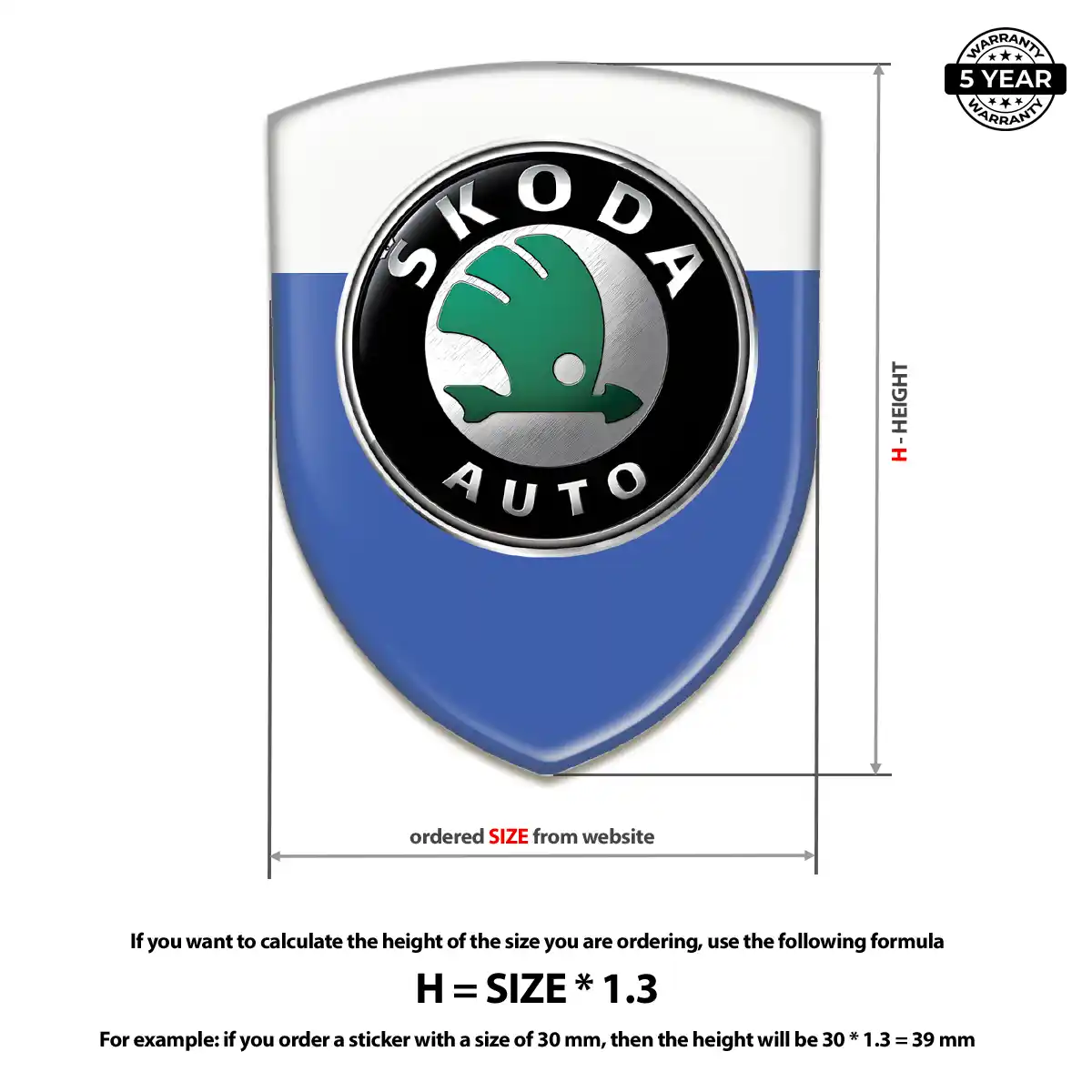 Skoda Logo Badge Superior Craft