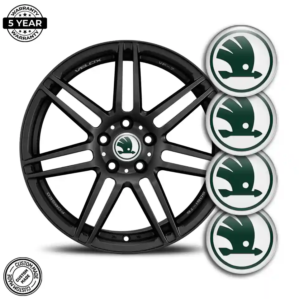 Skoda Logo Silicone Badge High Quality
