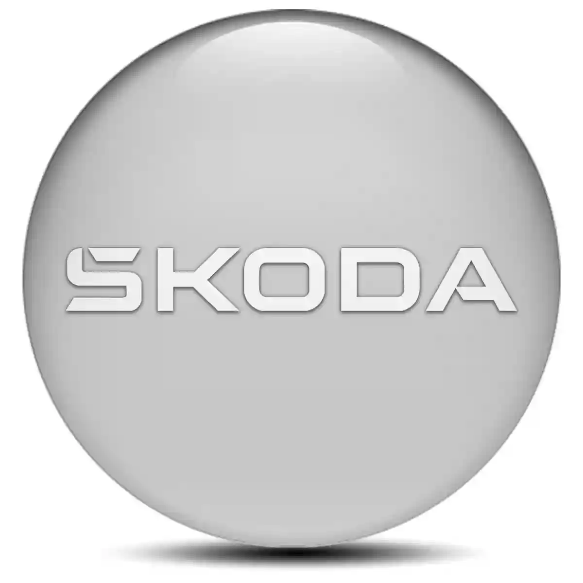 Skoda Logo Silicone Badge Self-Adhesive Stylish Design