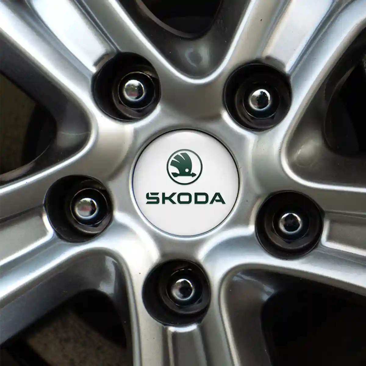 Skoda Logo Silicone Badge Stylish Design