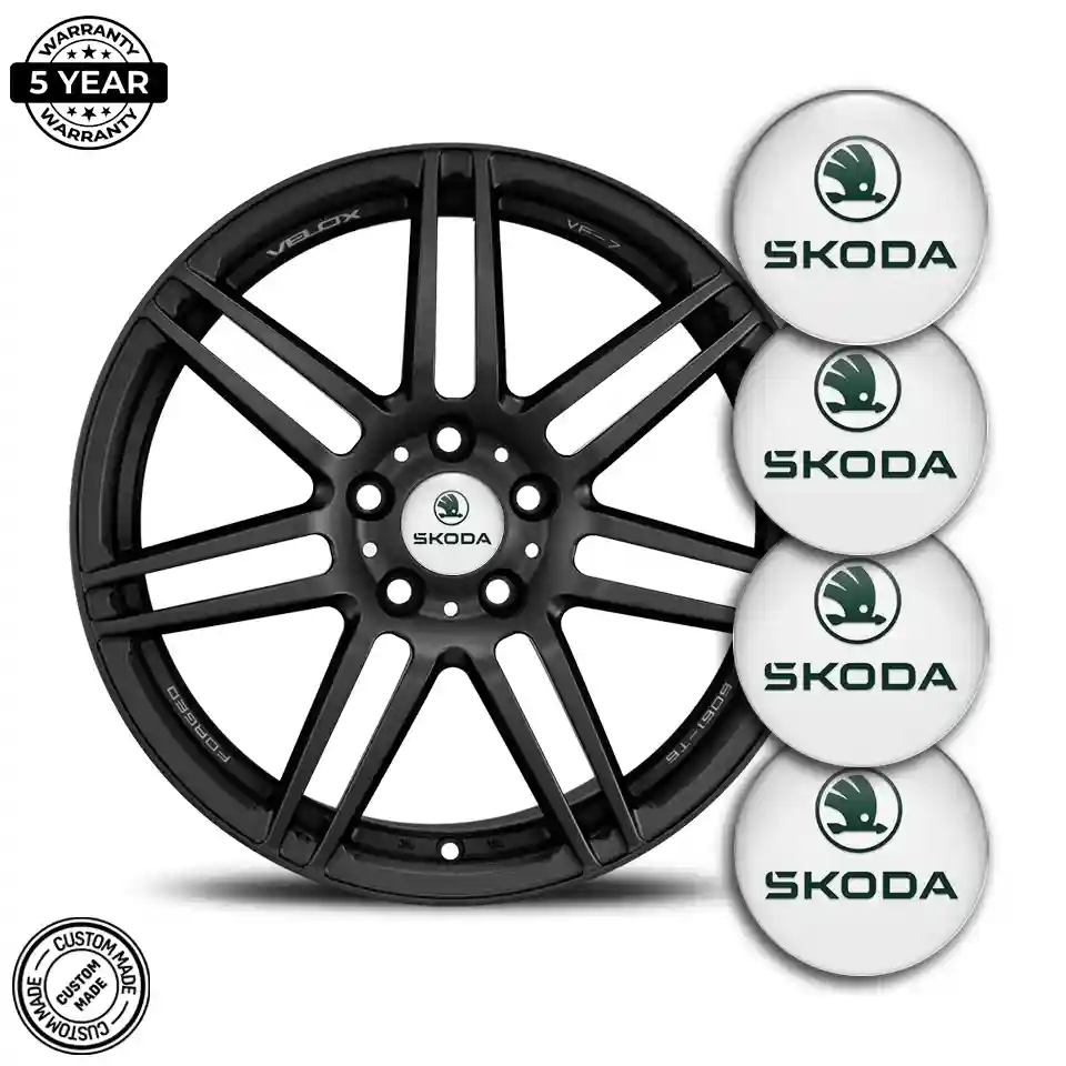 Skoda Logo Silicone Badge Stylish Design